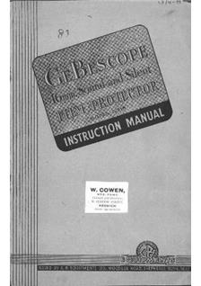 Bell and Howell GeBescope L516 manual. Camera Instructions.